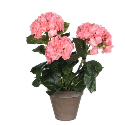 Kunstplant Hydrangea Roze