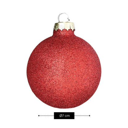 Kerstbal Glass Baubles Rood
