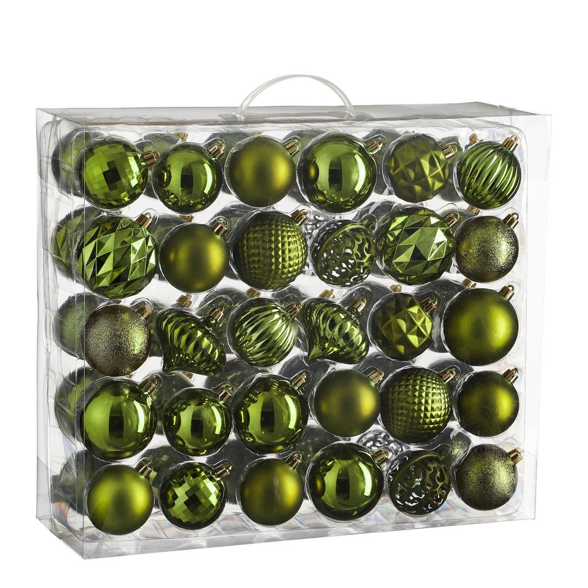 Kerstbal Unbreakable Baubles Donkergroen