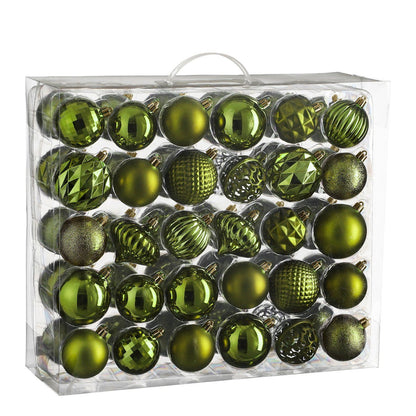 Kerstbal Unbreakable Baubles Donkergroen