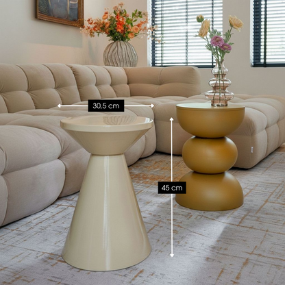 Bijzettafel Jim Beige