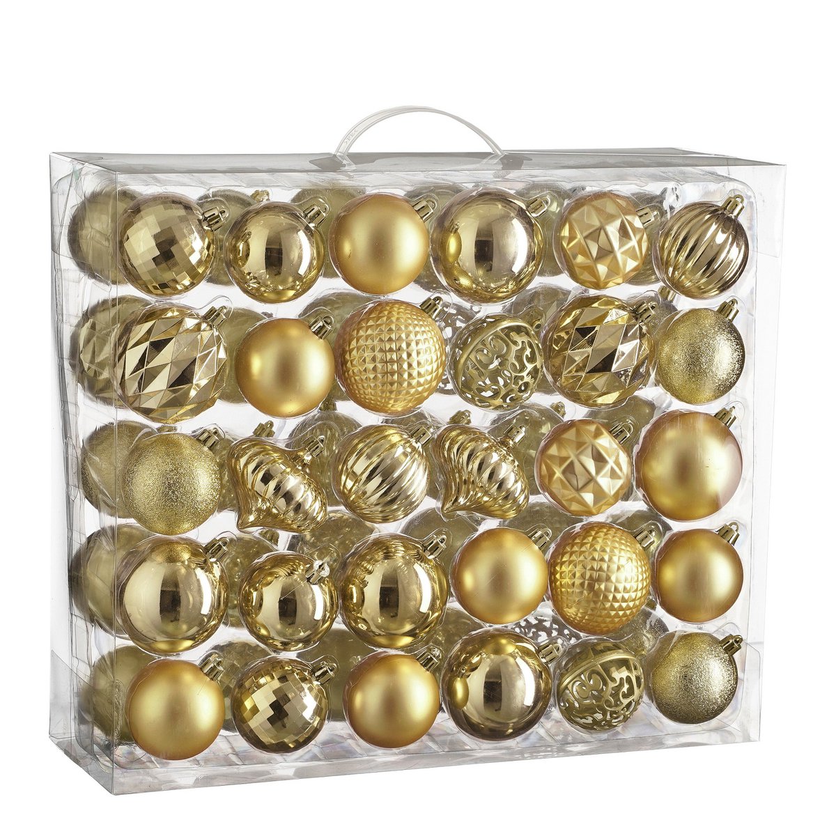 Kerstbal Unbreakable Baubles Goud