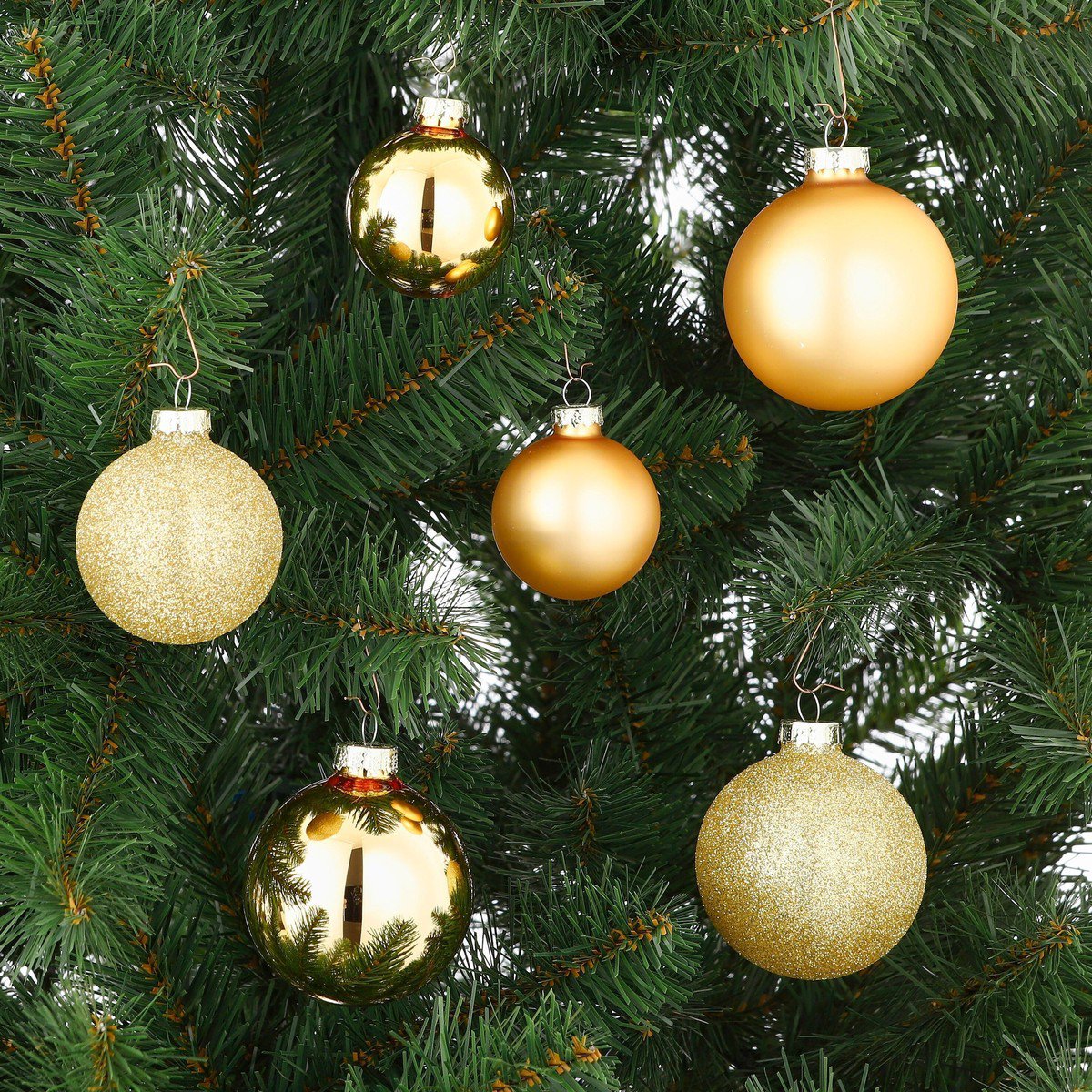 Kerstbal Glass Baubles Goud