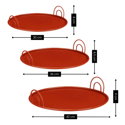 Dienblad Rood Rood