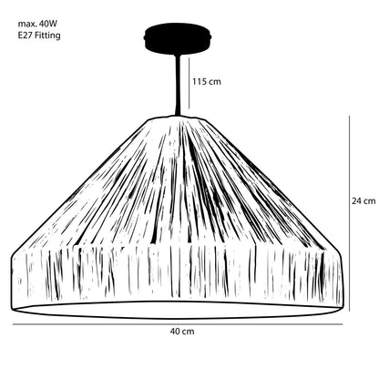 Hanglamp Elisa Lichtbruin