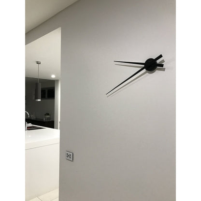 Grote Wandklok 85Cm-Aluminium-Nextime 'Hands'