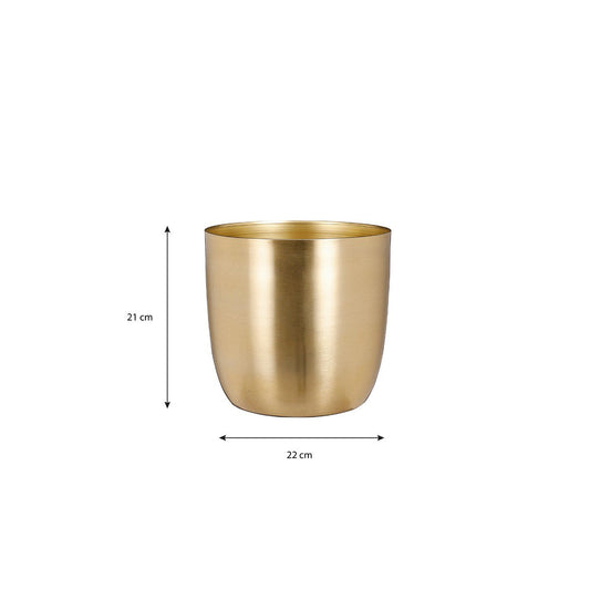 Bloempot Binnen Alano Goud