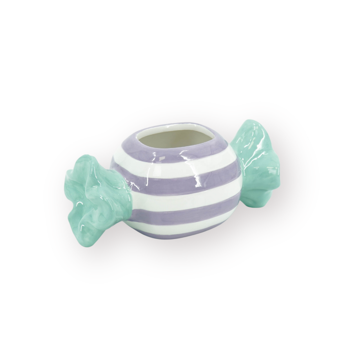 Pot - Bloempot - Toffee Candy - Mint/Lila - 21X9,5X9,5 Cm