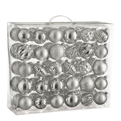 Kerstbal Unbreakable Baubles Zilver