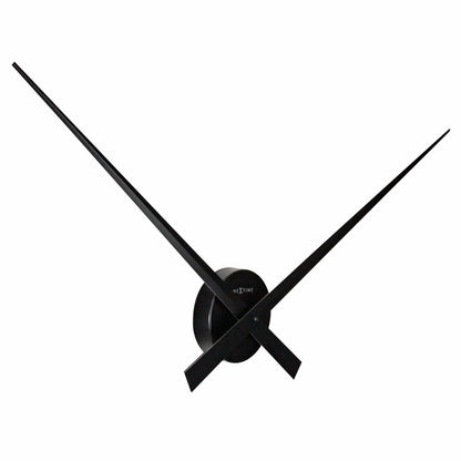 Grote Wandklok 85Cm-Aluminium-Nextime 'Hands'