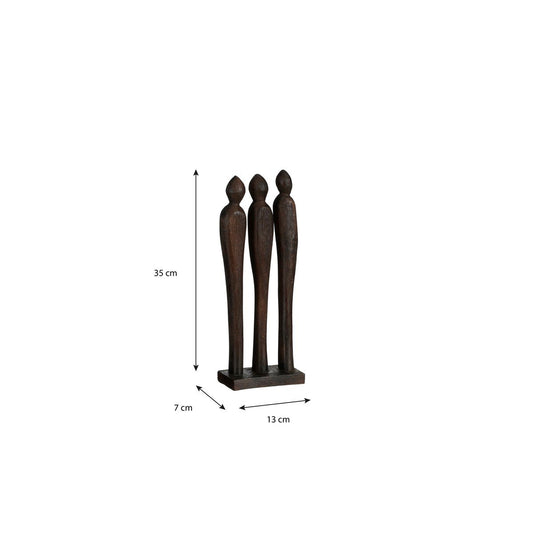 Decoratief Beeld Of Figuur Pegara Bruin