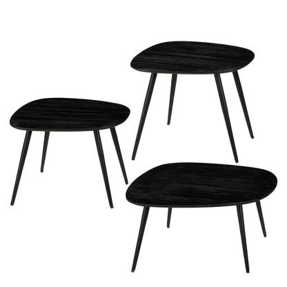 Bijzettafel Jailey Zwart