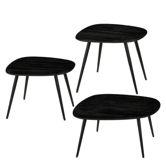 Bijzettafel Jailey Zwart