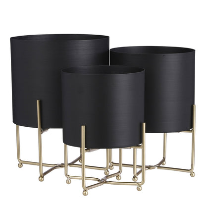 Bloempot Aries Zwart