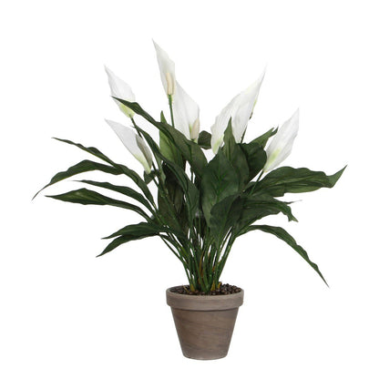 Kunstplant Spathiphyllum Wit