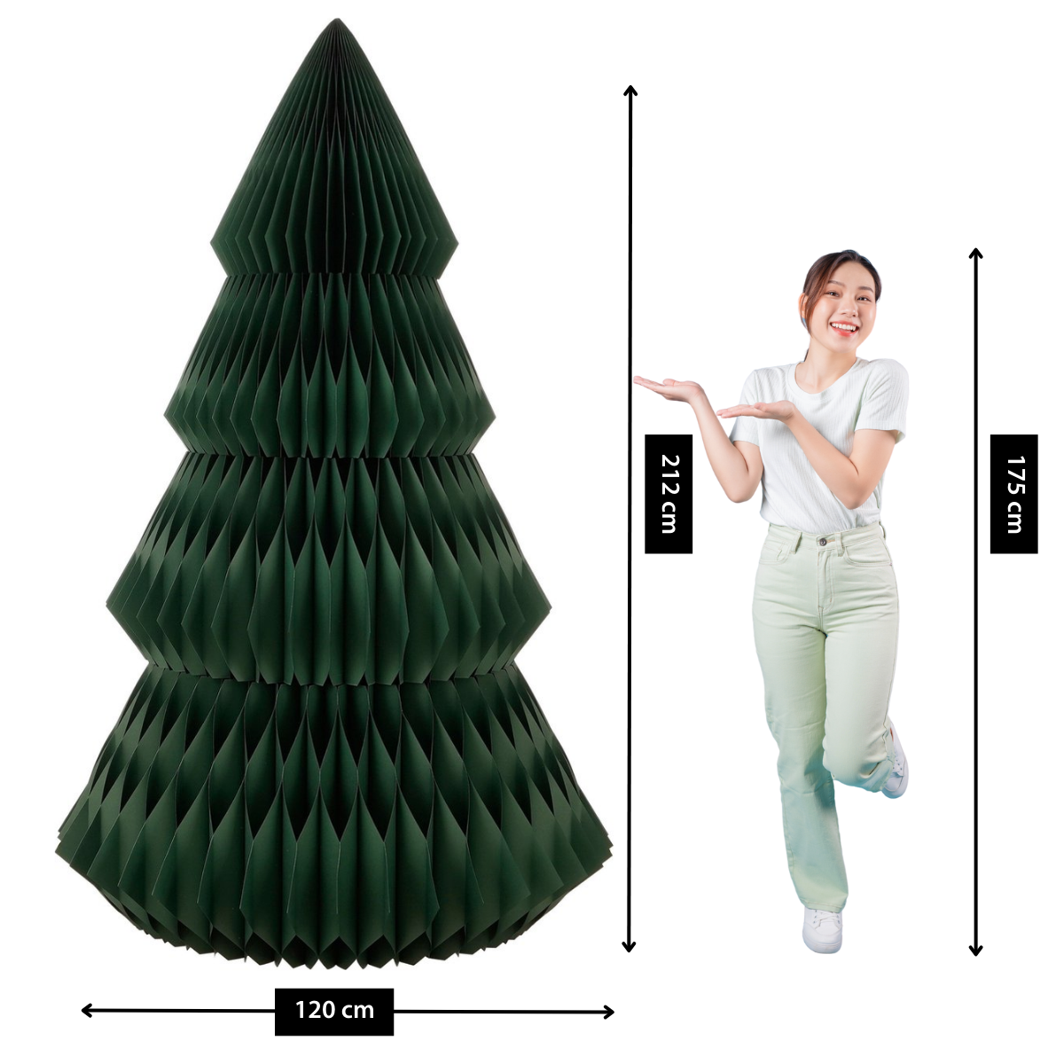 Decoratieve Kerstboom  Donkergroen