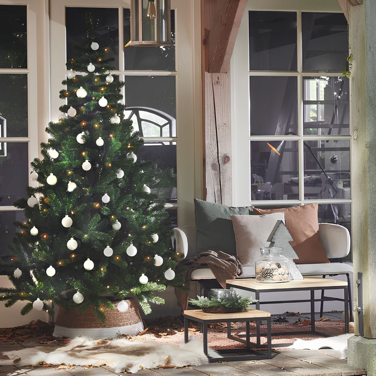 Kerstboomrok  Gebroken Wit