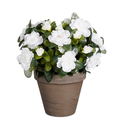 Kunstplant Azalea Wit