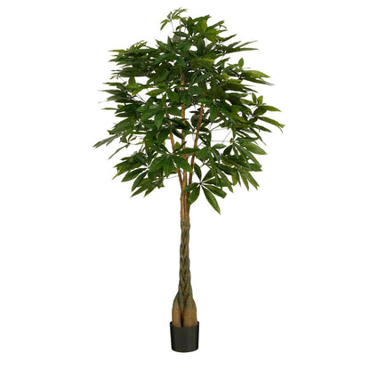Kunstplant Pachira Groen