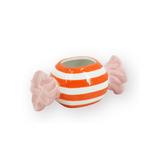 Pot - Bloempot - Toffee Candy - Oranje/Roze - 21X9,5X9,5 Cm