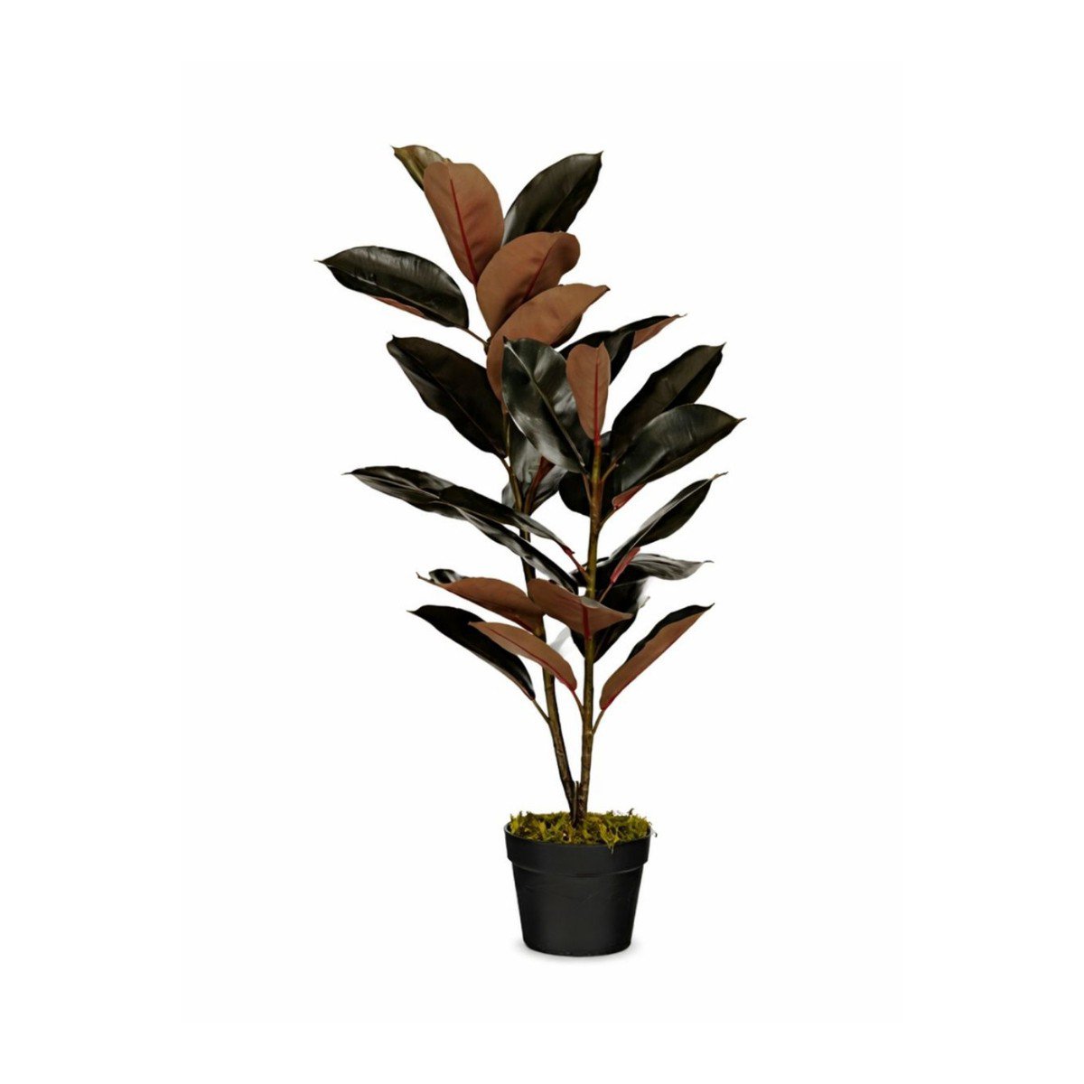 Kunstplant Rubberplant Rood