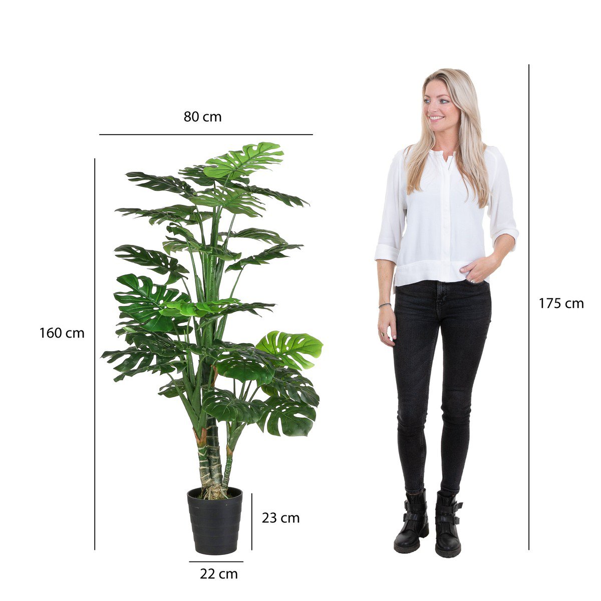 Kunstplant Monstera Groen