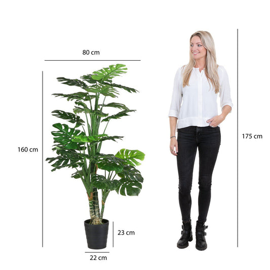 Kunstplant Monstera Groen