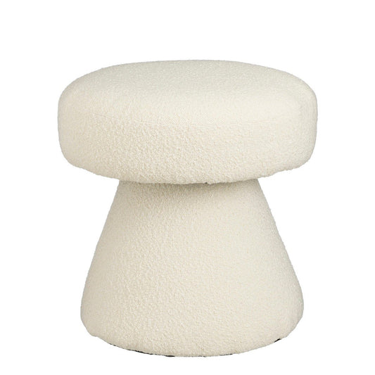 Poef Pouffe Gebroken Wit