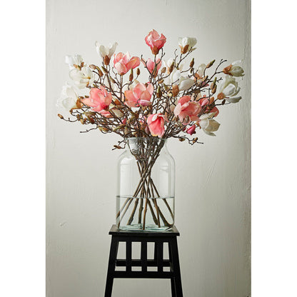 Kunstbloem Magnolia Roze