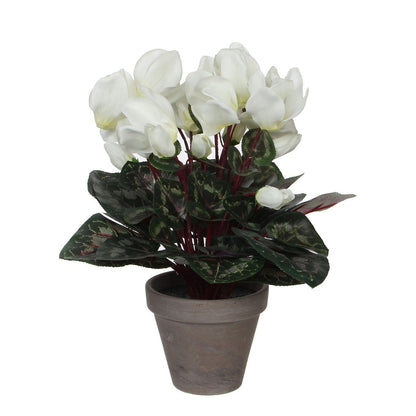 Kunstplant Cyclamen Wit