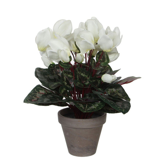 Kunstplant Cyclamen Wit