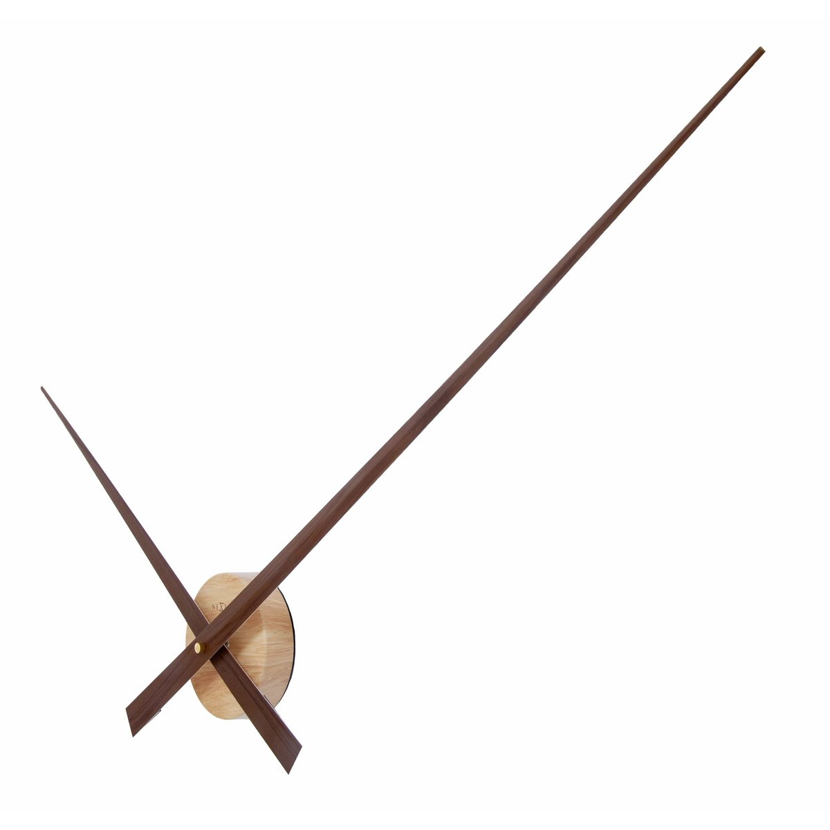 Grote Wandklok 85Cm-Aluminium-Nextime 'Hands'
