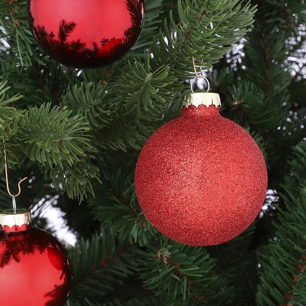 Kerstbal Glass Baubles Rood