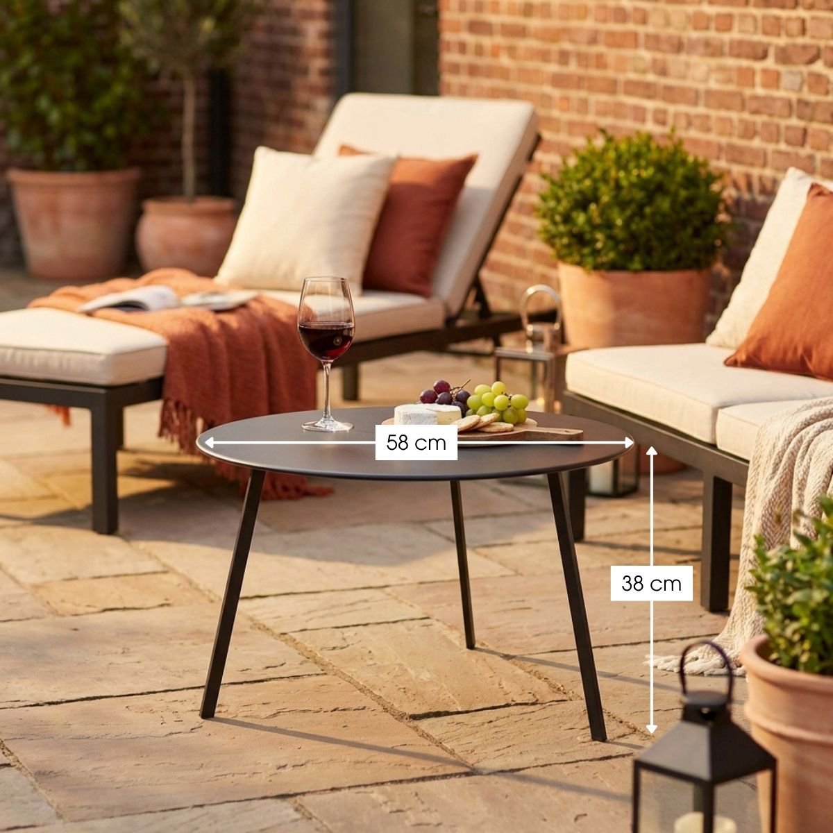 Tafel Seatle Zwart