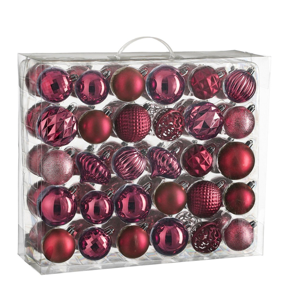 Kerstbal Unbreakable Baubles Fuchsia