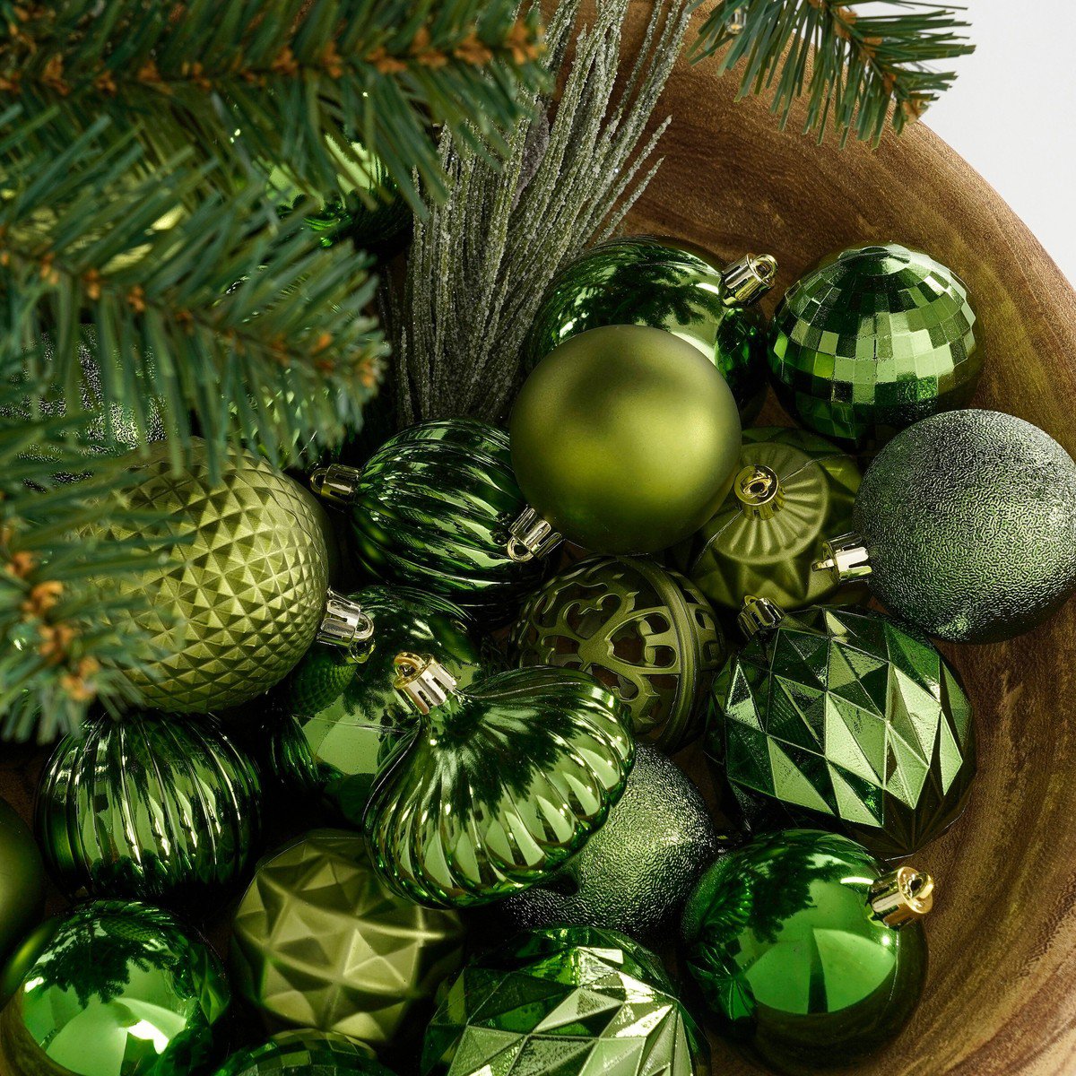 Kerstbal Unbreakable Baubles Donkergroen