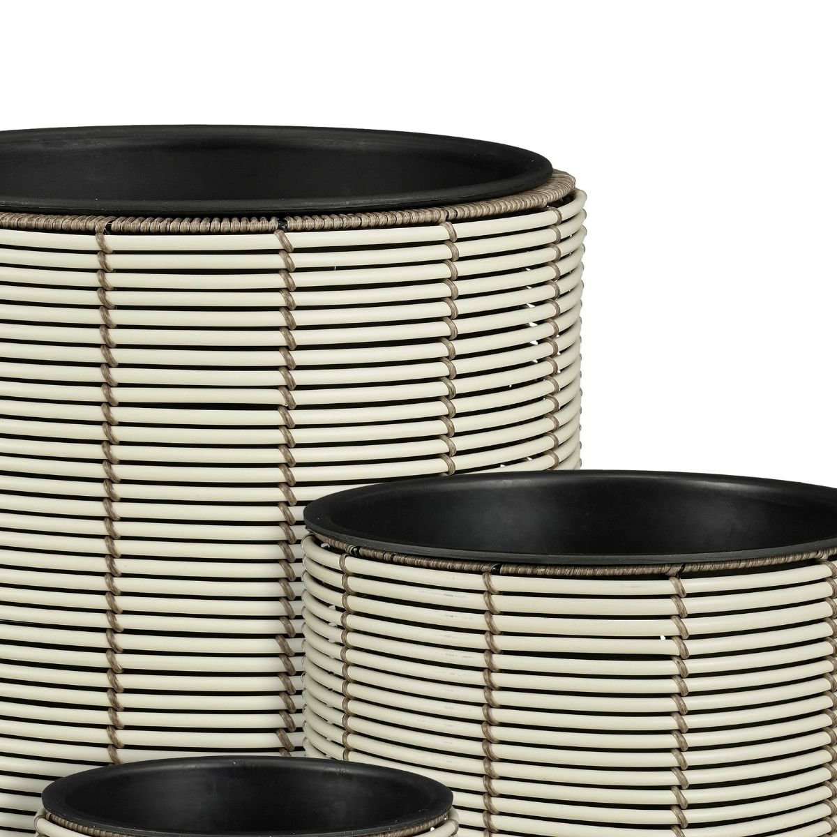 Bloempot Buiten Cesena Wit