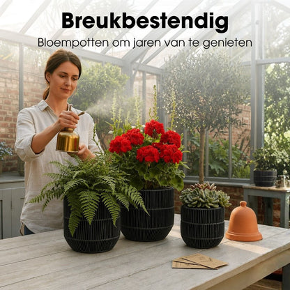 Bloempot Buiten Peta Zwart