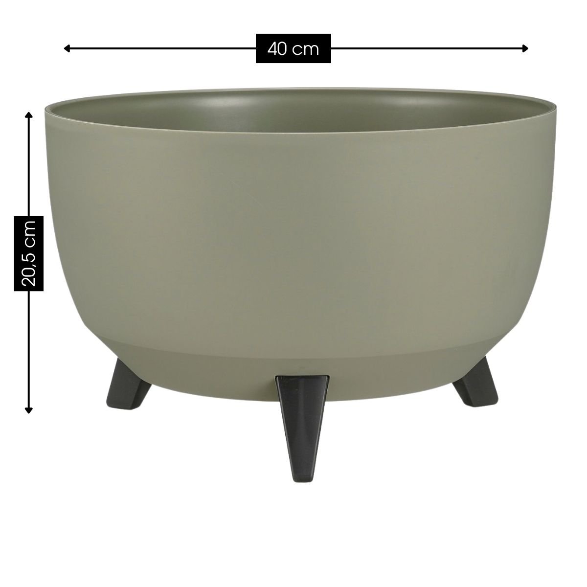 Plantenbak Doppio Lichtgroen