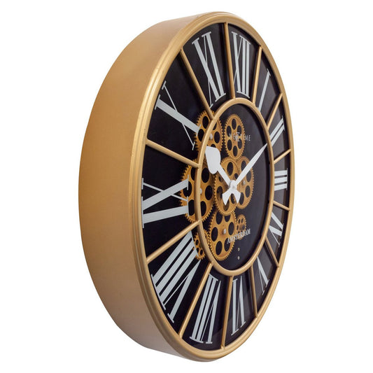Moving Gear Clock - Grote Wandklok - 50Cm - "William"