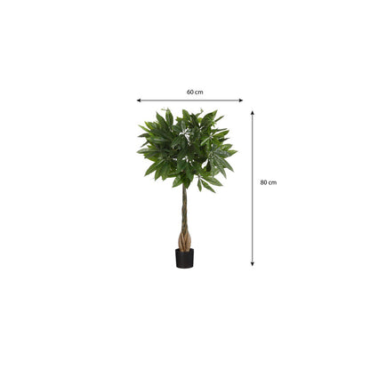 Kunstplant Pachira Groen
