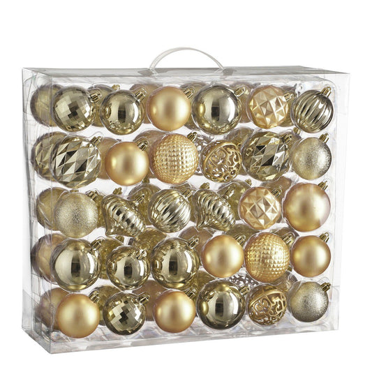 Kerstbal Unbreakable Baubles Champagne
