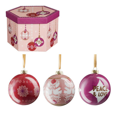 Kerstbal  Rood