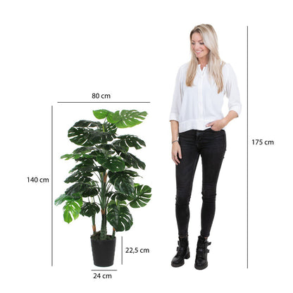 Kunstplant Monstera Groen