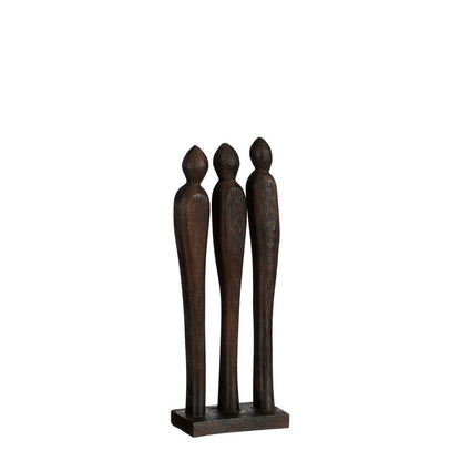 Decoratief Beeld Of Figuur Pegara Bruin