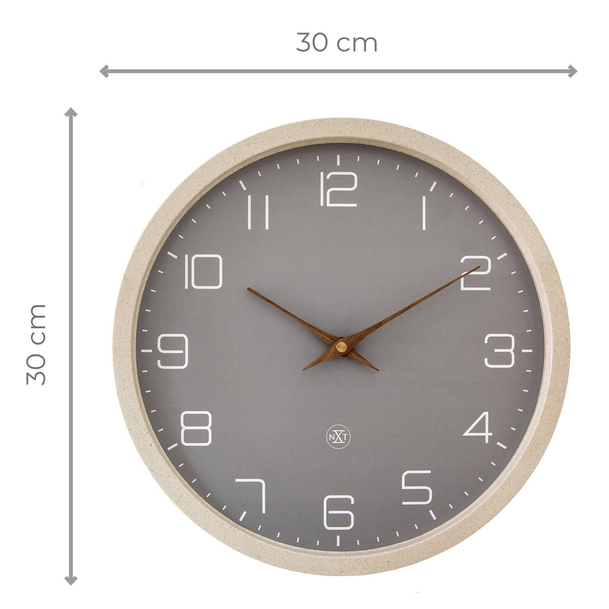 Wandklok 30Cm-Silent-Paper & Bioplastic-Nxt 'Eco'