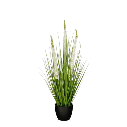 Kunstplant Siergras Wit