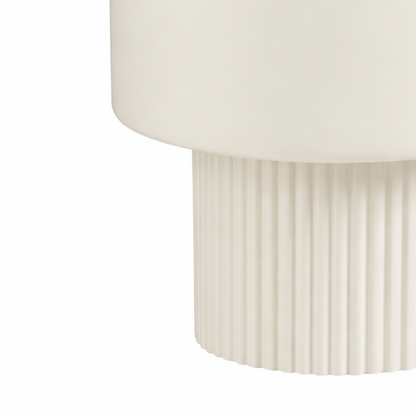 Bloempot Binnen Lux Gebroken Wit
