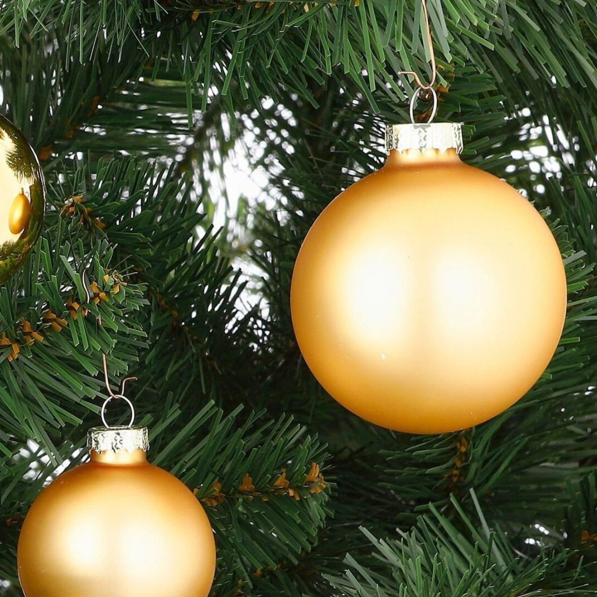 Kerstbal Glass Baubles Goud