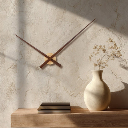 Grote Wandklok 85Cm-Aluminium-Nextime 'Hands'